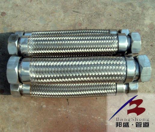 Silk thread in stainless steel metal hose