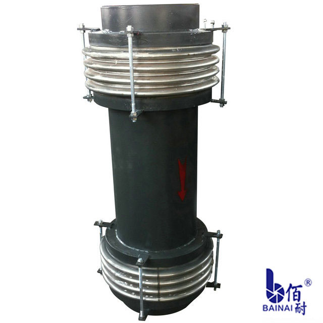 Pulverized coal pipe with corrugated compensator