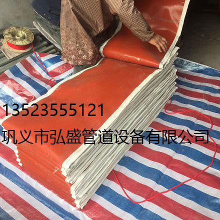 山东东营客户定制的电厂高温非金属织物蒙皮